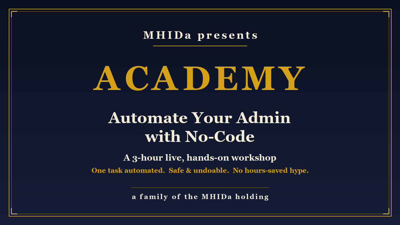 AUTOMATE YOUR ADMIN WITH NO-CODE cover
