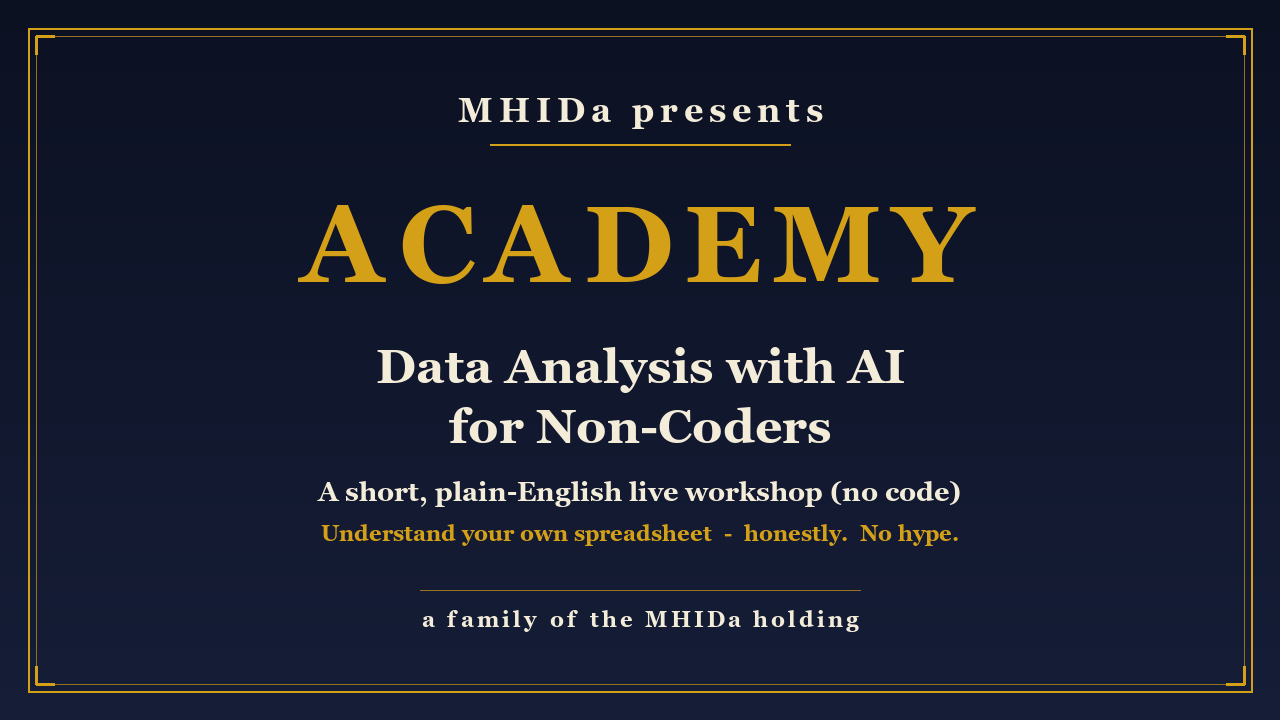 DATA ANALYSIS WITH AI FOR NON-CODERS cover