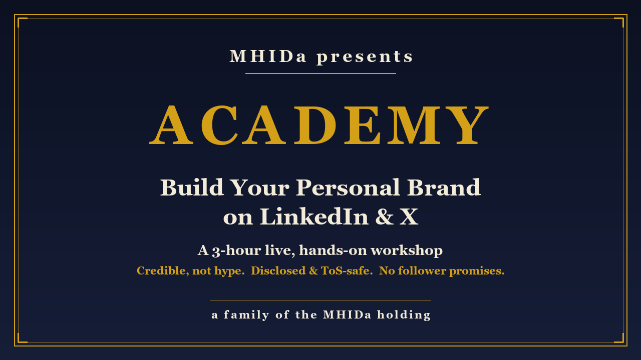 BUILD YOUR PERSONAL BRAND ON LINKEDIN & X cover