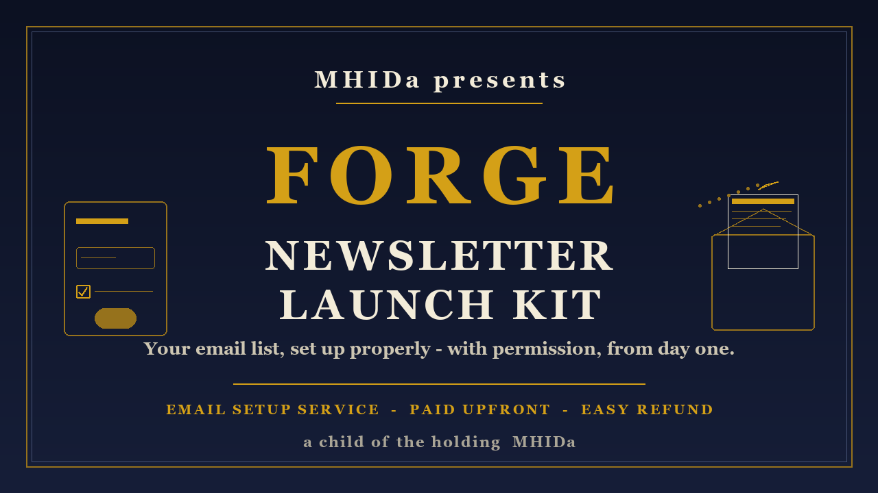 NEWSLETTER LAUNCH KIT cover