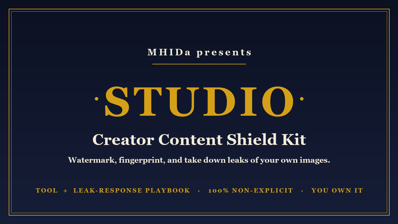 CREATOR CONTENT SHIELD KIT cover